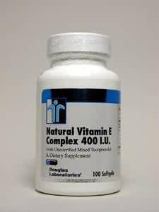 Natural Vitamin E Complex 400 IU 100 gels